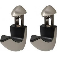 Reggimensola Supreme Scarpo nichel spazzolato 4/24 mm  confezione da 2pz