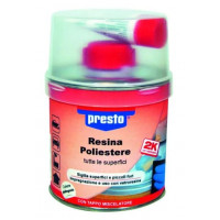 STUCCO MULTISUPPORTO GIALLASTRO RESINA POLIESTERE BICOMPONENTE PRESTO 250GR