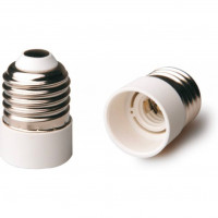 ADATTATORE PER LAMPADE E27 E14 MAX W60 