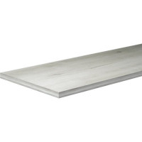 Kitmel mensola melaminico  rovere ghiaccio mm. 18x1500x600