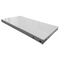 Piano per scaffale metallico cm 120x40 rinforzato 