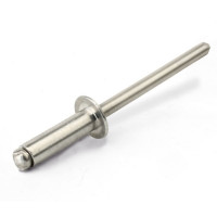 oreca - 30 rivetti testa in acciaio inox - 3,8x7mm