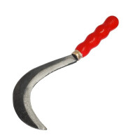 roncoletta forgiata con manico in legno 14cm 