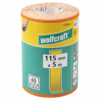 WOLFCRAFT ROTOLO DI CARTA ABRASIVA GRANA 240 5MX115 MM 