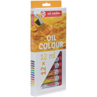 RT ArtCR Colori ad Olio Set 12 x 12ml - Set Completo di Colori per Artisti