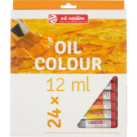 RT ArtCR Colori ad Olio Set 24 x 12ml - Colori Professionali per Artisti Creativi