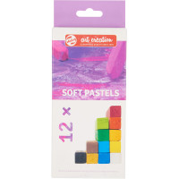 RT ArtCR Soft Pastel Set 12 - Set di Pastelli Morbidi di Alta Qualità