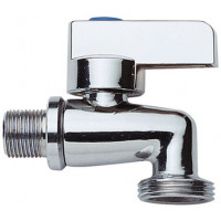 RUBINETTO BIBO A SFERA CROAMTO  3/8" PER LAVATRICE CON  ROSE IDRO BRIC 