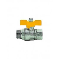 Rubinetto arresto nichelato da 1/2" mf