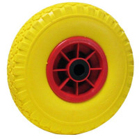 Rulli-ruota schiuma poliuretanica gialla d.260 f20