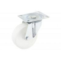 Ruota girevole D.100x35 mm base di montaggio100x80 mm  portata 90 kg