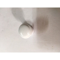 POMOLO TONDO IN ZAMA BIANCO 19X17MM 