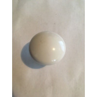 .POMOLO TONDO PORCELLANA BIANCO 30X25MM