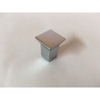  POMOLO ZAMA QUADRATO SATINATO 18X18MM CROMATO 