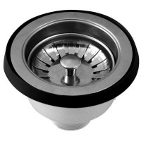 Piletta basket senza troppo pieno per lavelli d.90 mm