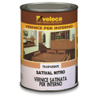 satival nitro vernice di finitura satinata trasparente flacone da 500 ml Veleca 