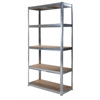 Scaffale metallo e mdf 90x40x180 Biacchi Ettore