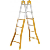 Scala in acciaio e alluminio Peppina mt 4,29 Gierre