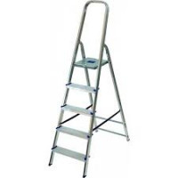 vigor scala ercole leggera per casa in alluminio 5 gradini