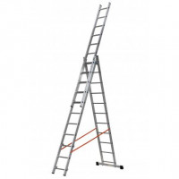 SCALA ALLUMINIO MODULA TRIPLA 3X7 max 150 kg 