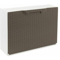 Scarpiera rattan marrone 51x40x17 Art Plast