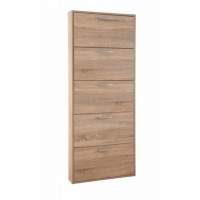 Scarpiera Slim 5 ante rovere sonoma 164x65x15 Kimono