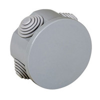 Electraline cassetta di derivazione da parete, diametro 65 mm, ip44, grigio