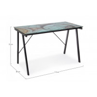 Bizzotto Yes Young Gulliver Scrivania 113x58 cm gambe nere  