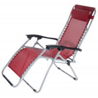 Sedia Ibiza bordeaux 62x142x120 Biacchi Ettore