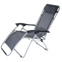 Sedia Ibiza grigia 62x142x120 Biacchi Ettore