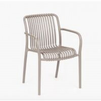 Sedia Nives tortora 56x42x81 cm Biacchi Ettore