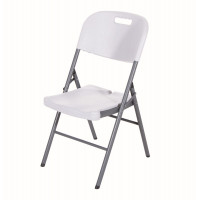 Sedia pieghevole bianco in plastica 45x50x88 Biacchi Ettore