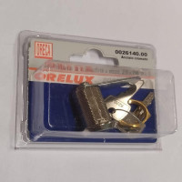 SERRATURA A CILINDRO CON LEVA ACCIAIO CROMATO  25X28MM CONFEZIONE DA 1PZ  
