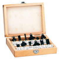 Frese in serie 12 pezzi per fresatrice verticale con codolo mm.8