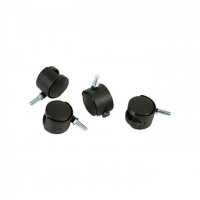 Set di 4 Ruote in Nylon