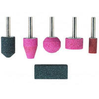 Wolfcraft Set di mole in ceramica, 6 pz. D.10/25mm