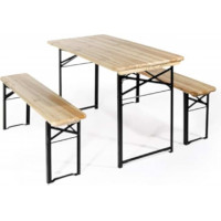 Set birreria 2 panche e tavolo 220x70 Biacchi Ettore