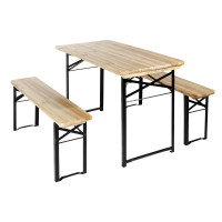 Set birreria tavolo+panche 80x200 Biacchi Ettore
