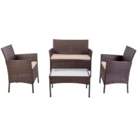 Set arredo giardino Panarea marrone Biacchi Ettore