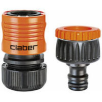 Set presa multifiletto e raccordo da 1/2" Claber 