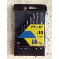 STANLEY SET PUNTE FERRO 10PZ DA D. 1 A 10 MM 