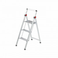 Sgabello in alluminio slim 3 gradini Gierre