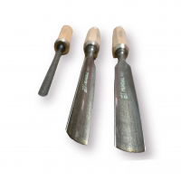 Sgorbia da falegname manico in legno 18mm 