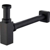 SIFONE ARREDO INOX NERO 1-1/4"X32MM