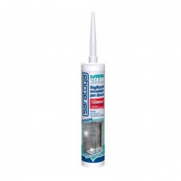 Saratoga Cartuccia Silicone Crystal Clear per Docce - 290 ml