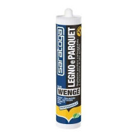 Saratoga Silicone Legno e Parquet 310ml Wengé - Sigillatura Perfetta e Naturale!