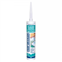 Silicone Cartuccia Bianco Antimuffa - 280g Saratoga