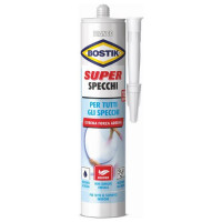 BOSTIK SILICONE SUPER SPECCHI BIANCO FLACONE DA 425 ML 