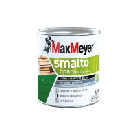 Maxmeyer Smalto all'acqua opaco poliuretanico marrone flacone da 125 ml 