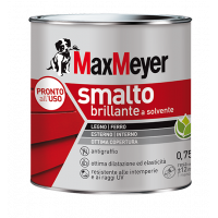 MAXMEYER SMALTO SOLVENTE BRILLANTE BASE MEDIA FLACONE DA LT 0.5